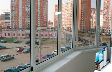 Холодное алюминиевое остекление